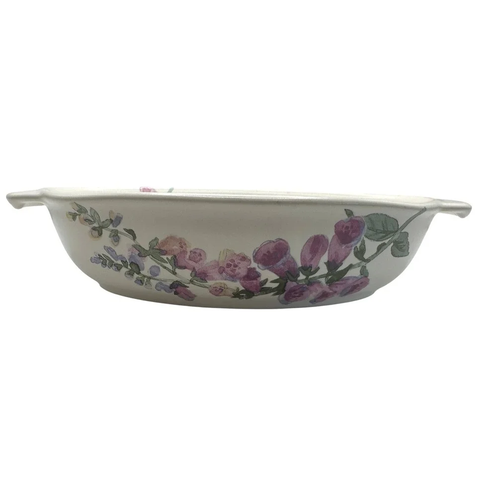 Pfaltzgraff‎ Cape May All-in-One Purple Foxglove small casserole bowl vintage